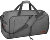 Canway 65L Travel Duffel Bag, Foldable Weekender Bag with Shoes Compartment for Men Women Water-Proof & Tear Resistant