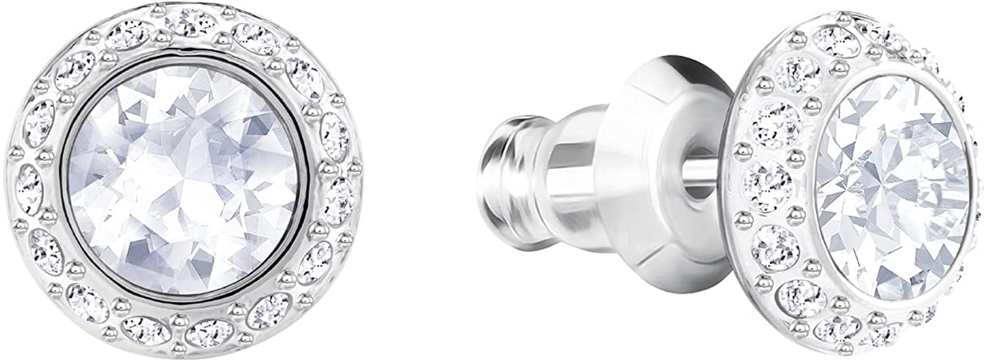 SWAROVSKI Women'S Angelic Crystal Jewelry Collection, Rhodium Tone Finish