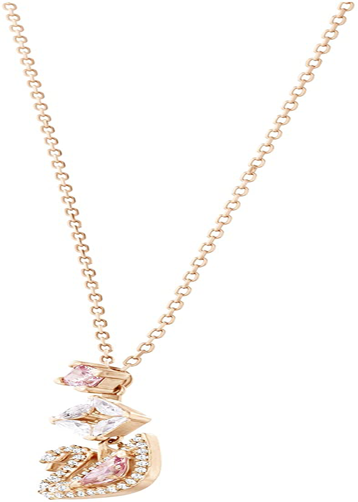 SWAROVSKI Women'S Dazzling Swan Jewelry Collection, Blue Crystals, Pink Crystals, Clear Crystals