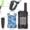 Aikmi Walkie Talkies for Kids 22 Channel 2 Way Radio 3 Miles Long Range Handheld Walkie Talkies Durable Toy Best Birthday Gifts for 6 Year Old Boys and Girls Fit Adventure Game Camping (Blue Camo 1)