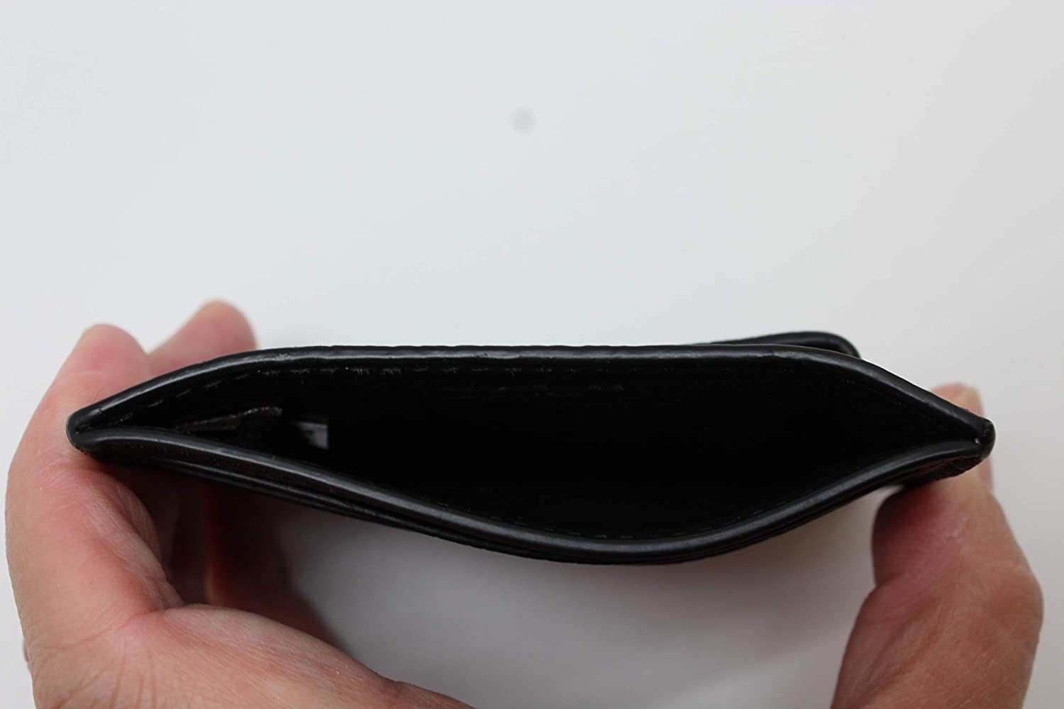 Coach Men'S Money Clip Card Case Calf Leather Wallet, F75459