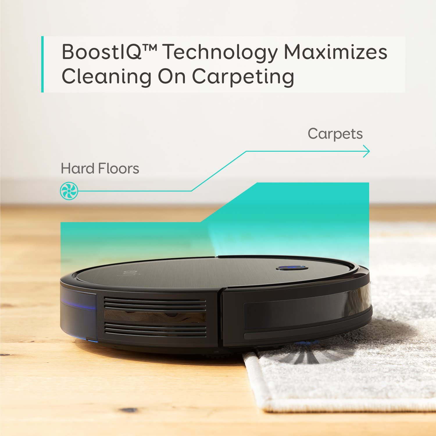 Eufy by Anker, Boostiq Robovac 11S (Slim), Robot Vacuum Cleaner, Super-Thin, 1300Pa Strong Suction, Quiet, Self-Charging Robotic Vacuum Cleaner, Cleans Hard Floors to Medium-Pile Carpets