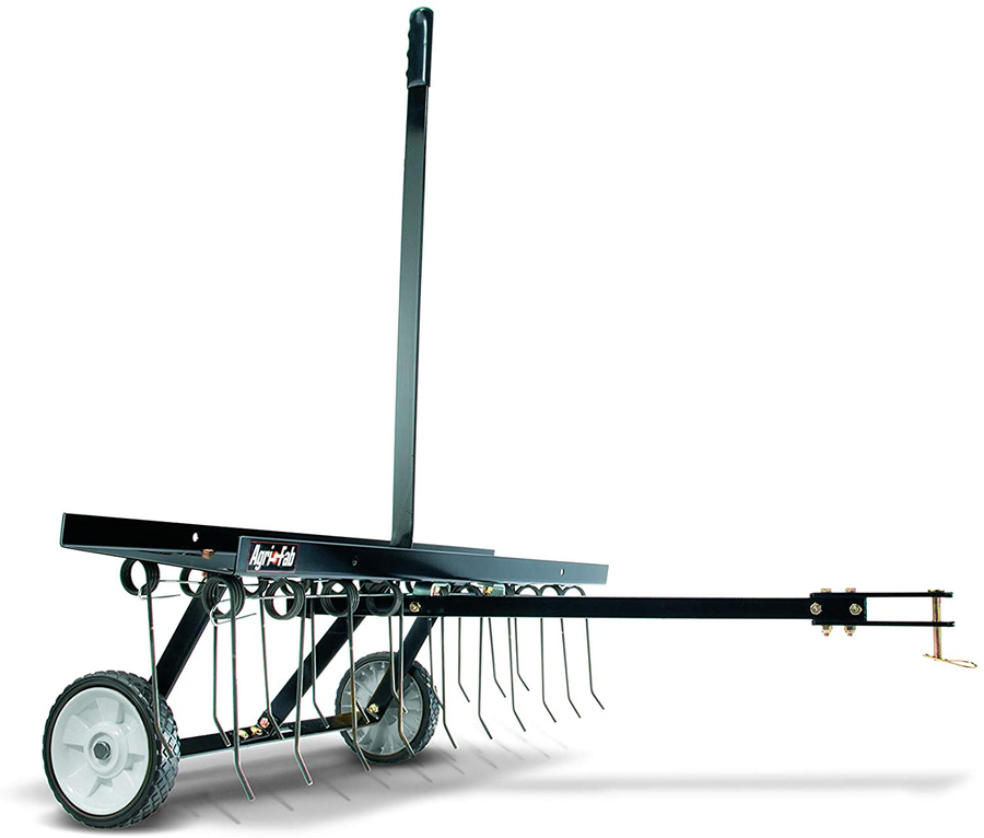 Agri-Fab 40-Inch Tine Tow Dethatcher 45-0294,Black