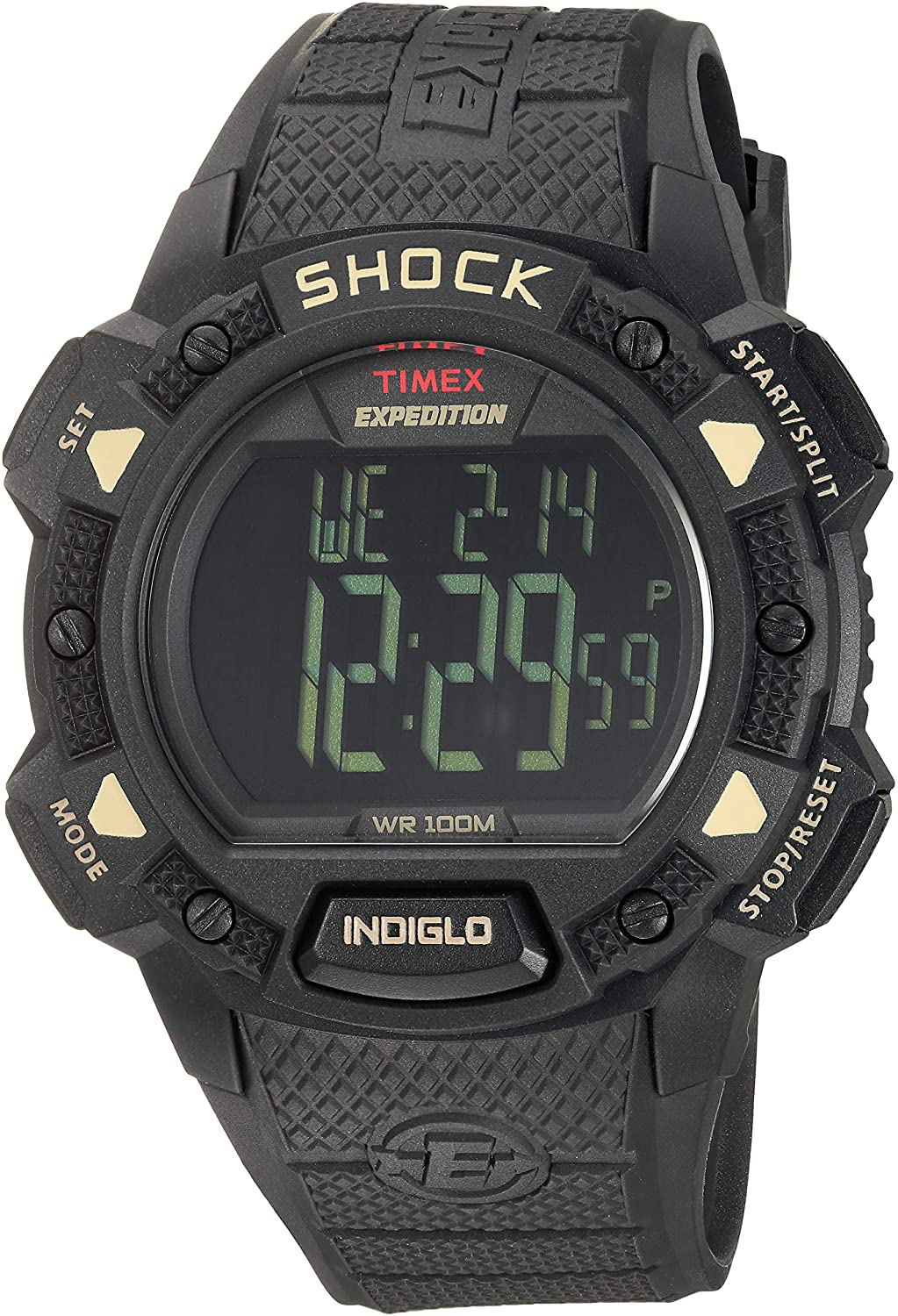 Timex Men'S Expedition Digital Shock CAT Resin Strap Watch