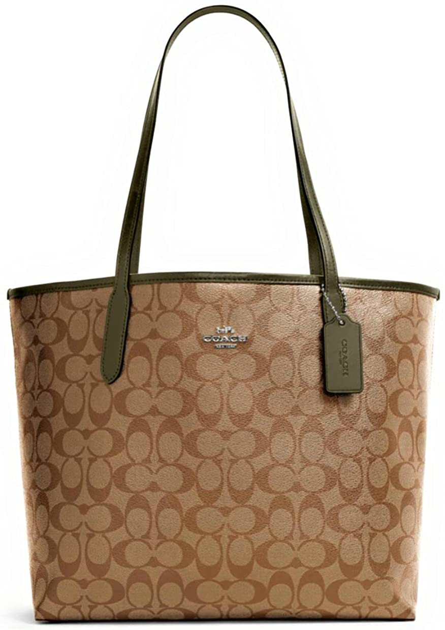 COACH WOMENS City Tote in Signature Canvas