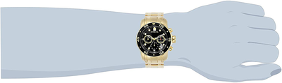 Invicta Men'S 0072 Pro Diver Collection Chronograph 18K Gold-Plated Watch