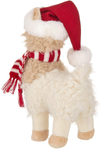Bearington Holly Llama Plush Holiday Llama Stuffed Animal, 10 Inches