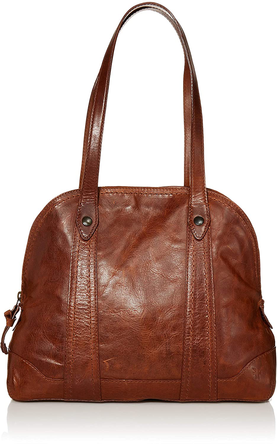 Frye Melissa Leather Domed Zip Satchel