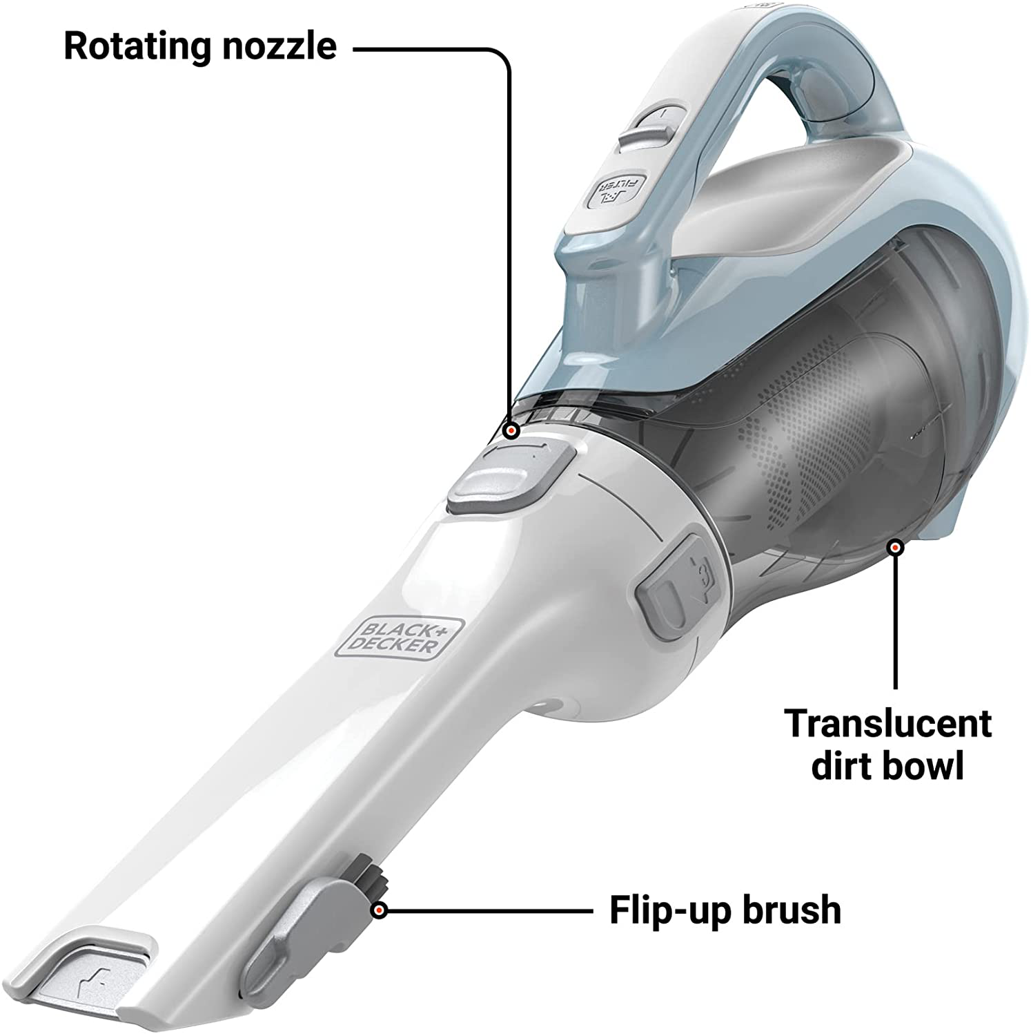 BLACK+DECKER Dustbuster Handheld Vacuum, Cordless, 16V (CHV1410L)