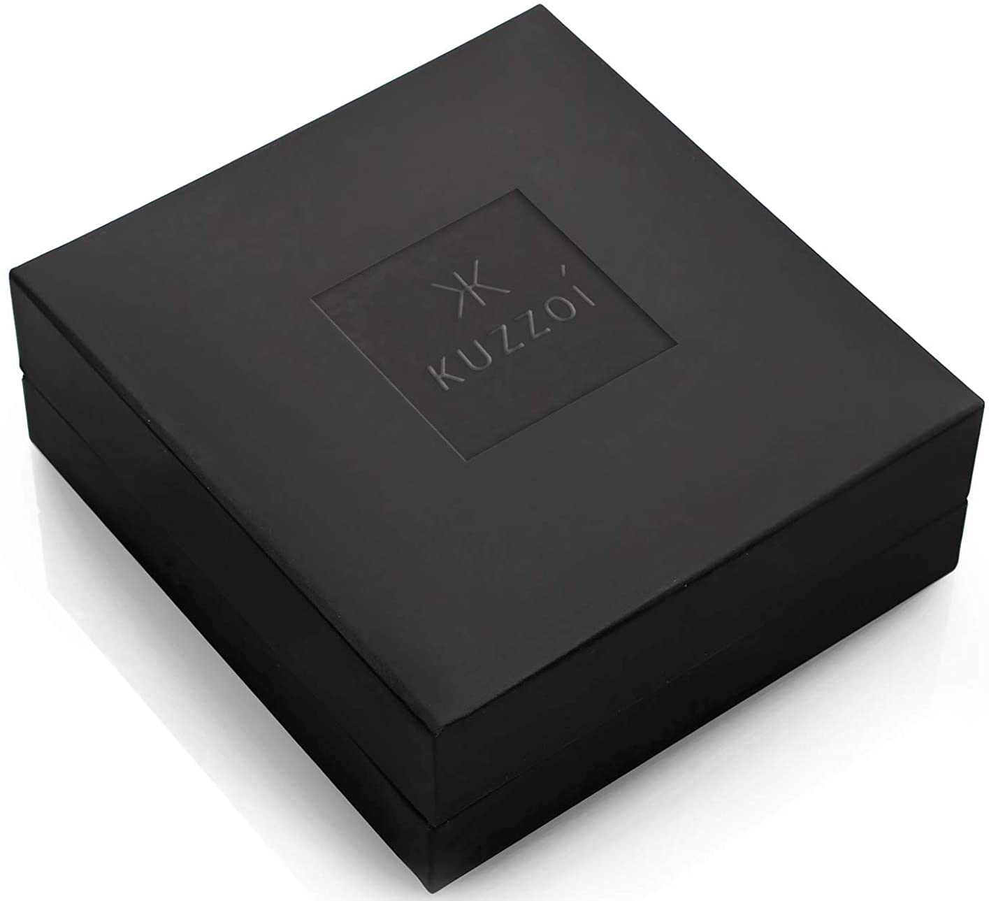 Kuzzoi Men Bracelet Wheat Chain Braided Cool with Clasp Made of 925 Sterling Silver, Length 7,48 Inch - 9,05 Inch, Width 0,35 Inch, 1.87 Oz