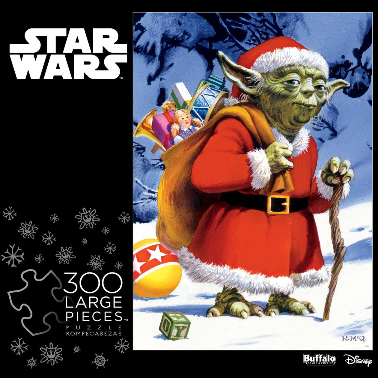 Star Wars - Holiday Yoda - 300 Large Piece Jigsaw Puzzle