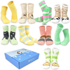 Teehee Winter Holiday Fun Fuzzy Crew Socks for Women 9-Pair with Gift Box
