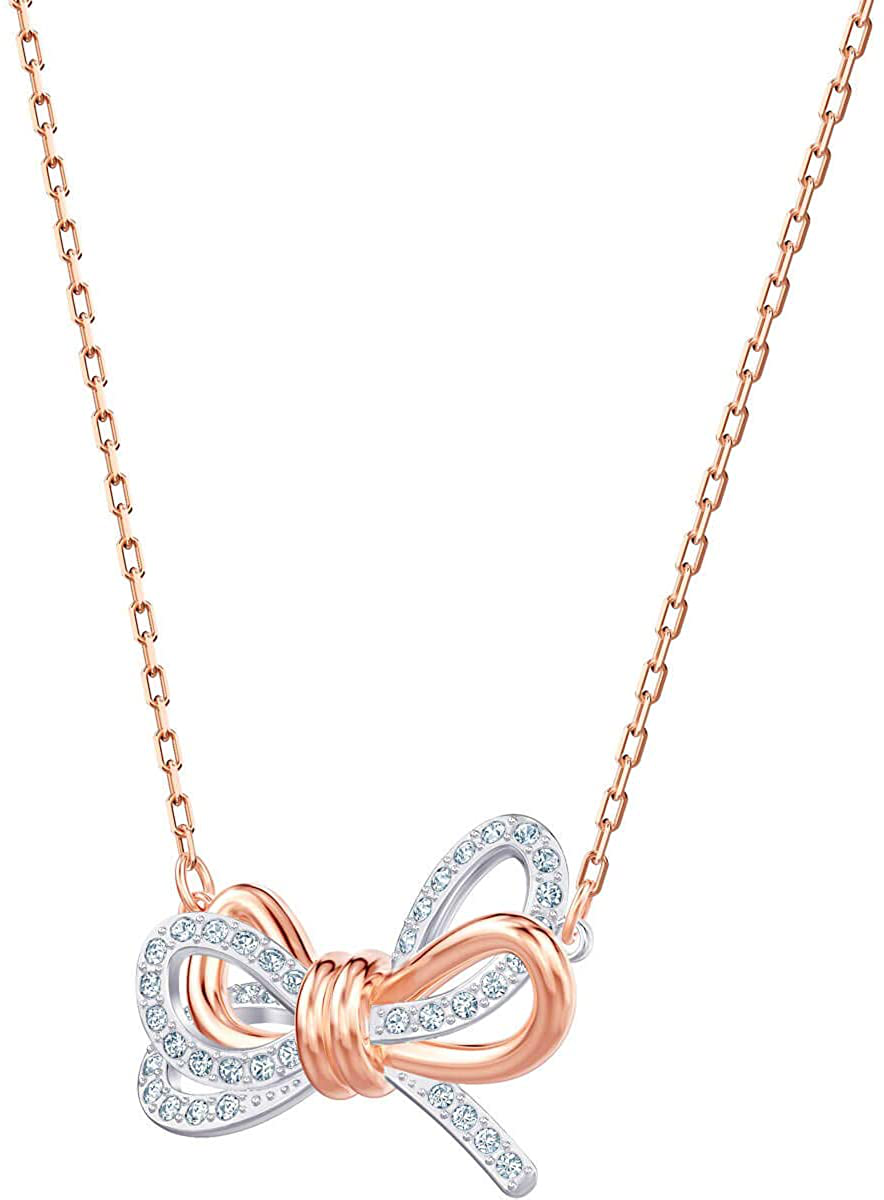 SWAROVSKI Lifelong Bow Pendant Necklace White One Size