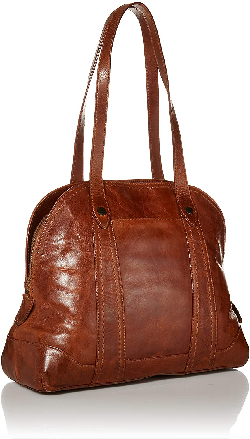 Frye Melissa Leather Domed Zip Satchel