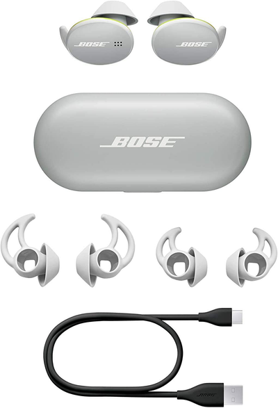 Bose Sport Earbuds - True Wireless Earphones - Bluetooth in Ear Headphones for Workouts and Running, Glacier White