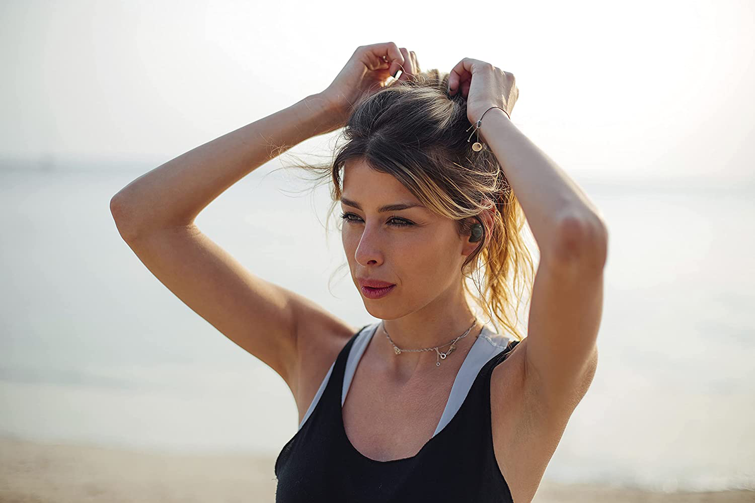 JBL Tune 115TWS True Wireless In-Ear Headphones - JBL Pure Bass Sound, 21H Battery, Bluetooth, Dual Connect, Wireless Calls, Music, Native Voice Assistant (Black)