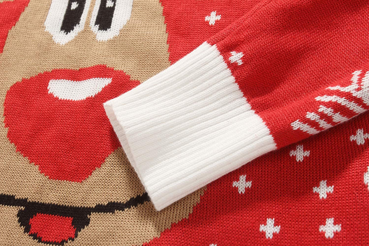 SSLR Youth Big Boys Holiday Santa Clause Knitted Sweater Ugly Christmas Sweater for Kids