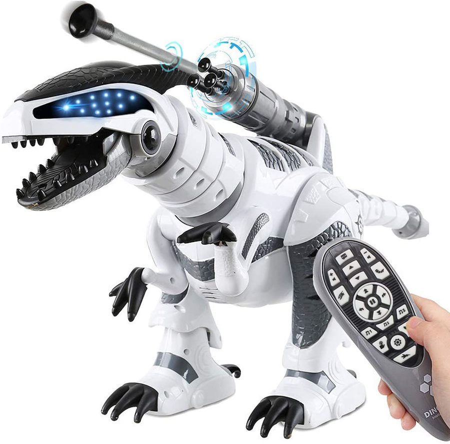 Fistone RC Robot Dinosaur Intelligent Interactive Smart Toy Electronic Remote Controller Robot Walking Dancing Singing with Fight Mode Toys for Kids Boys Girls Age 5 6 7 8 9 10 and up Year Old