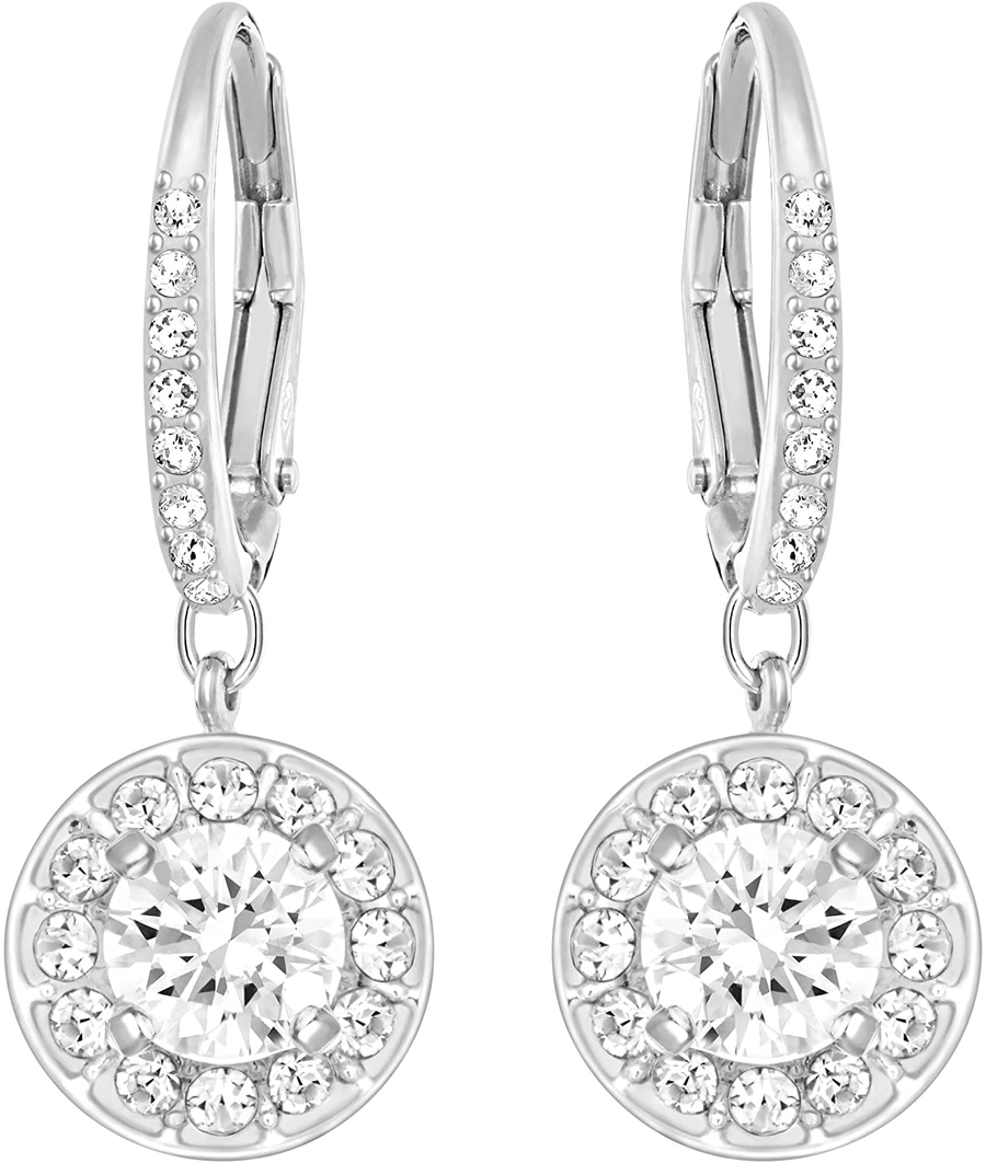 SWAROVSKI Women'S Angelic Crystal Jewelry Collection, Rhodium Tone Finish