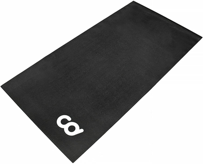 Cyclingdeal Bicycle Trainer Hardwood Floor Carpet Protection Workout Mat for Indoor Cycle- Stationary Bike - for Peloton Spin Bikes -Thick Mats for Exercise Equipment - Treadmill