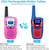 Walkie Talkies for Kids Adults Long Range Rechargeable 3 Pack, Drop Proof Walkie Talkies Toys Gifts for Girls Boys Age 3 5 6 8 9 12, USB Walkie Talkies for Outdoor Indoor Play Camping Birthday Party