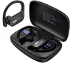 Wireless Earbuds Occiam Bluetooth Headphones 48H Play Back Earphones in Ear Waterproof with Microphone LED Display for Sports Running Workout Black