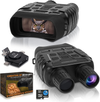 CREATIVE XP Digital Night Vision Binoculars for 100% Darkness - save Photos & Videos with Audio – 4X35 Mm Infrared Spy Gear for Hunting & Surveillance – Large Screen, 1000Ft Viewing Range & 32GB Card