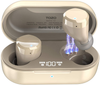 TOZO T12 Wireless Earbuds Bluetooth Headphones Premium Fidelity Sound Quality Wireless Charging Case Digital LED Intelligence Display IPX8 Waterproof Earphones Built-In Mic Headset for Sport Champagne