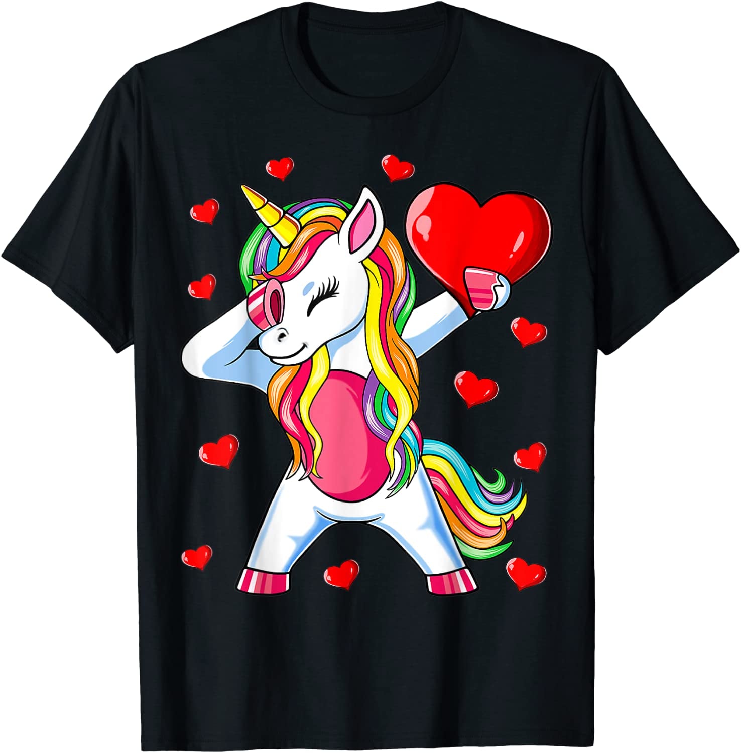 Girls Kids Rainbow Gift T-Shirt