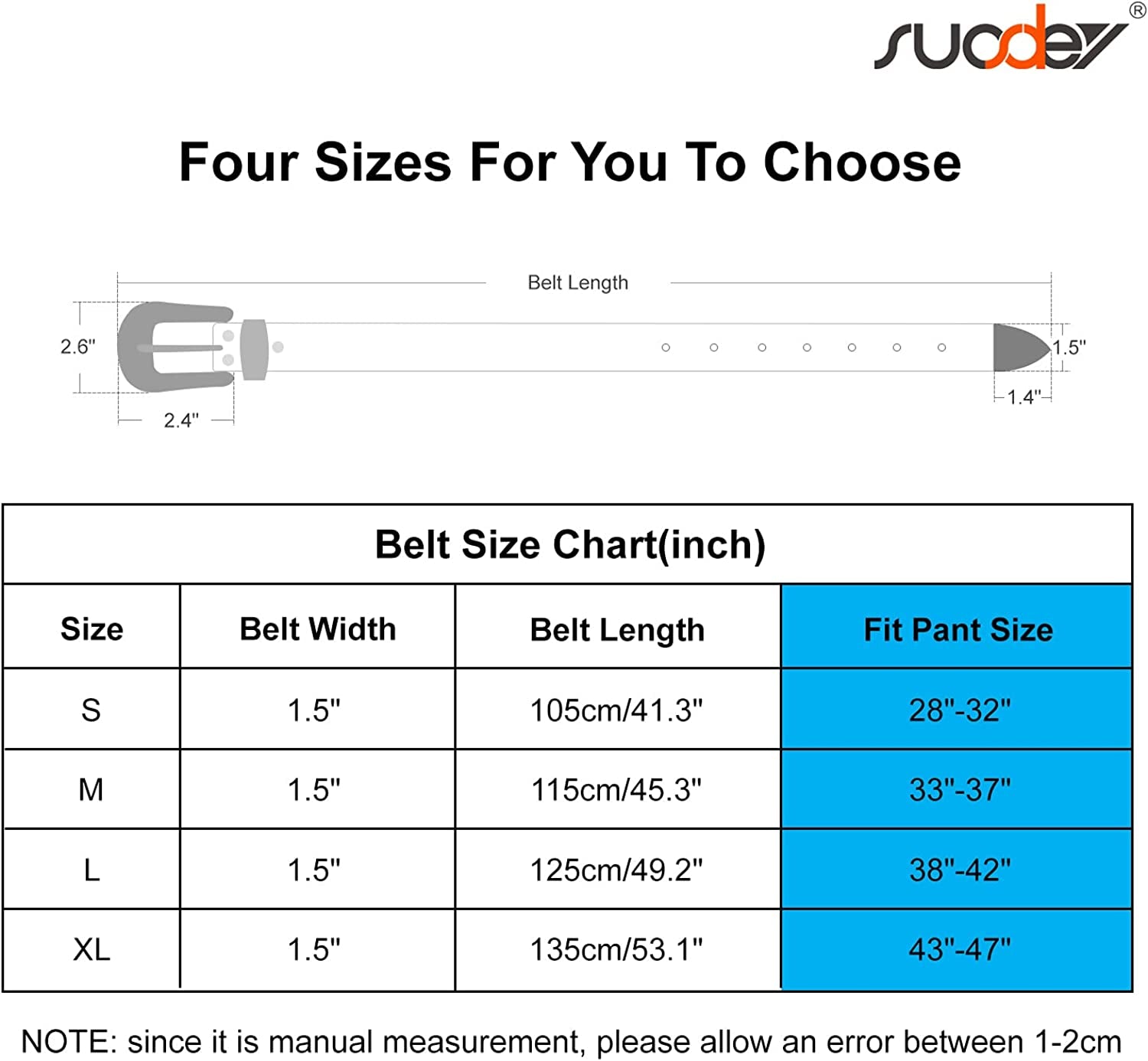 Men Women Fashion Rhinestone Belt Western Cowgirl Bling Studded Design Leather Diamond Belt for Jeans Dress