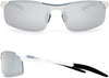 Men Sport Al-Mg Polarized Sunglasses Unbreakable for Driving Cycling Fishing Golf