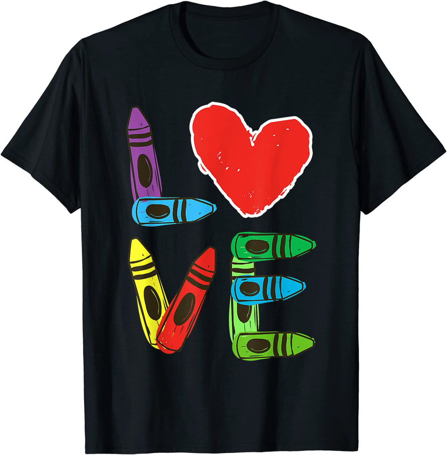 Prek Teacher Shirts Preschool Valentines Day LOVE Gifts T-Shirt