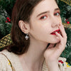 Valentines Day Gifts Heart Earrings for Women Dangle S925 Sterling Silver Heart Leverback Drop Earrings Jewelry Gift for Her Girls Sensitive Ears