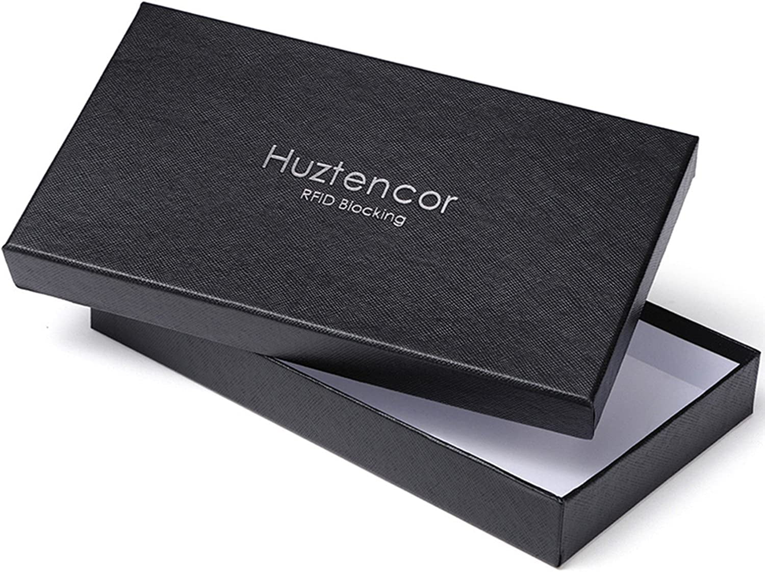 Long Wallets for Men Leather RFID Blocking Bifold Wallet with Zipper