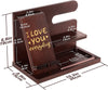 Personalized Wood Phone Docking Station for Husband Boyfriend - I Love You Everyday - Key Holder Wallet Stand Watch Organizer Men Gift Anniversary Birthday Christmas Nightstand Male Travel Gadgets