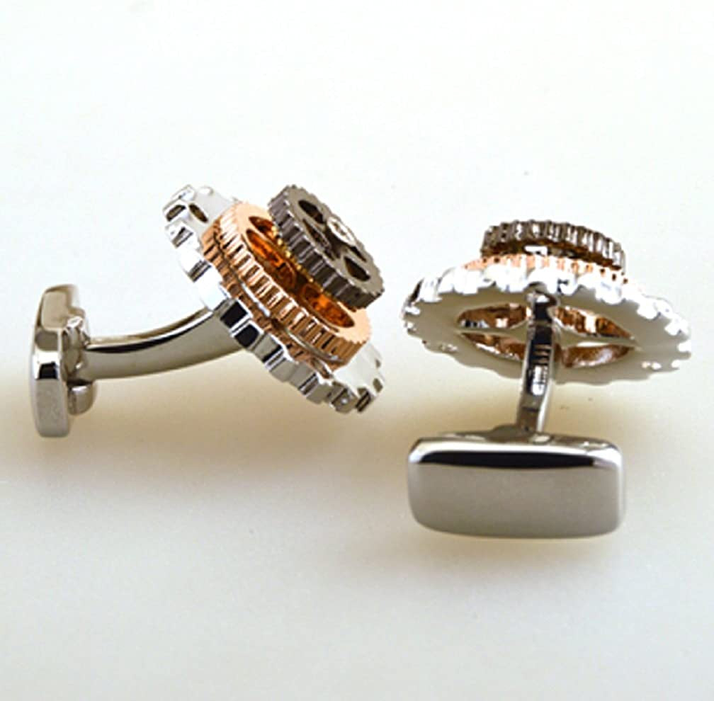 Bicycle Gears Really Moves Bike Cycling Cyclists Derailleur Pair Cufflinks Presentation Gift Box & Polishing Cloth