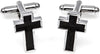Cross Crosses Christian 6 Pairs Cufflinks with a Presentation Gift Box and Polishing Cloth
