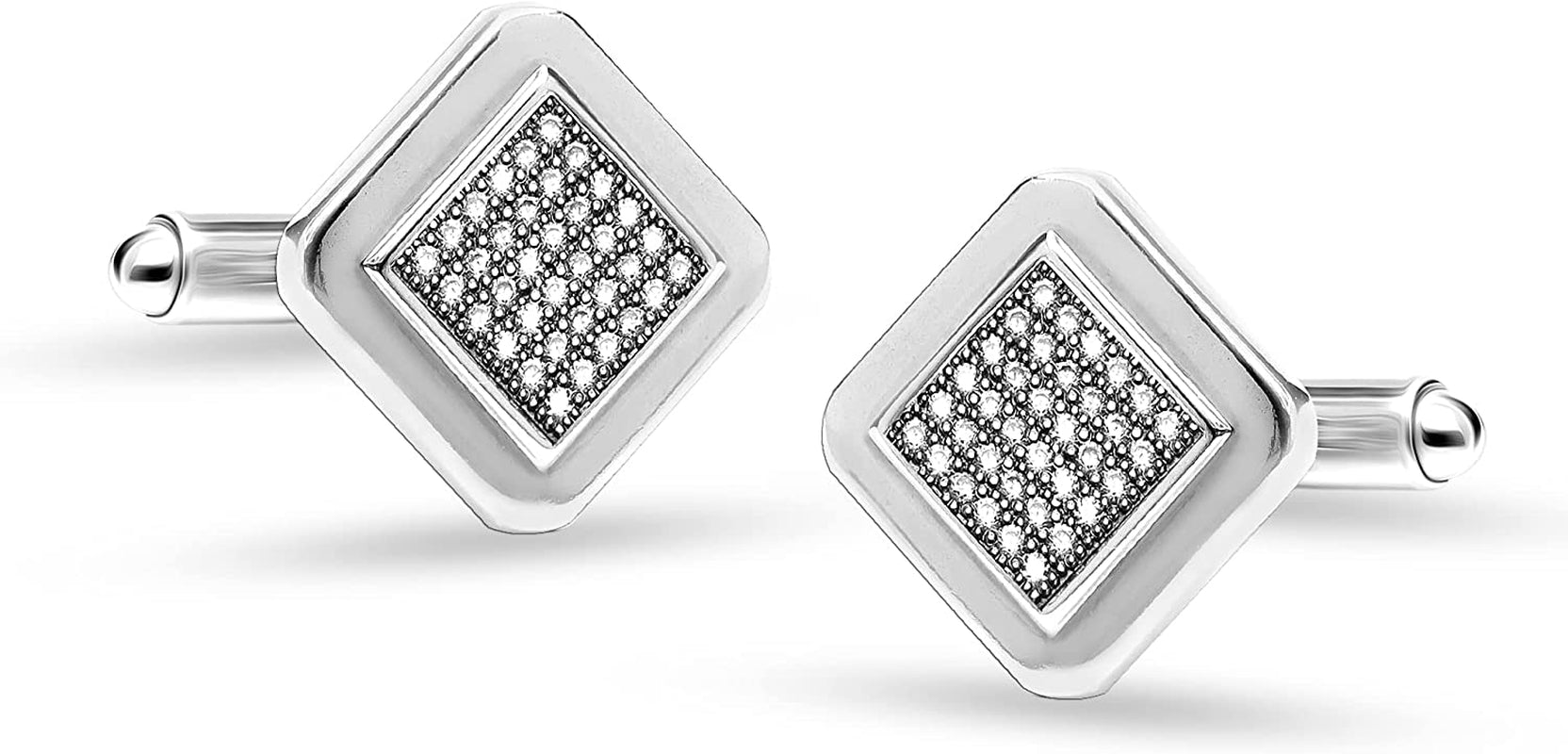 Men'S Sterling Silver Cufflinks for Dad Father Grand-Father