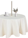 Outdoor and Indoor Tablecloth - Washable Waterproof Wrinkle Free Table Cloth with Zipper and Umbrella Hole for Spring/ Summer/ Party/ Picnic/ BBQS/ Patio (Round 60 Inch, Grey)