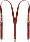 Genuine Leather Suspenders for Men, Y Design Leather Suspenders