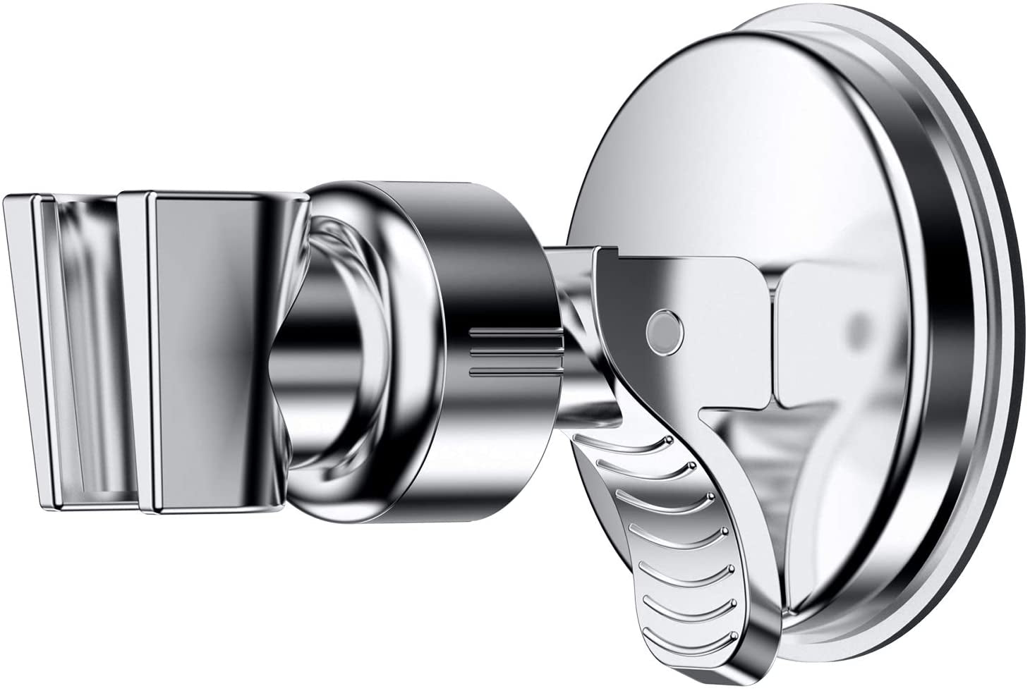 Shower Head Holder Suction Cup Handheld Showerhead Bracket Adjustable Height Shower Holder, Removable Handheld Wand Holder Wall Mounted Suction Bracket