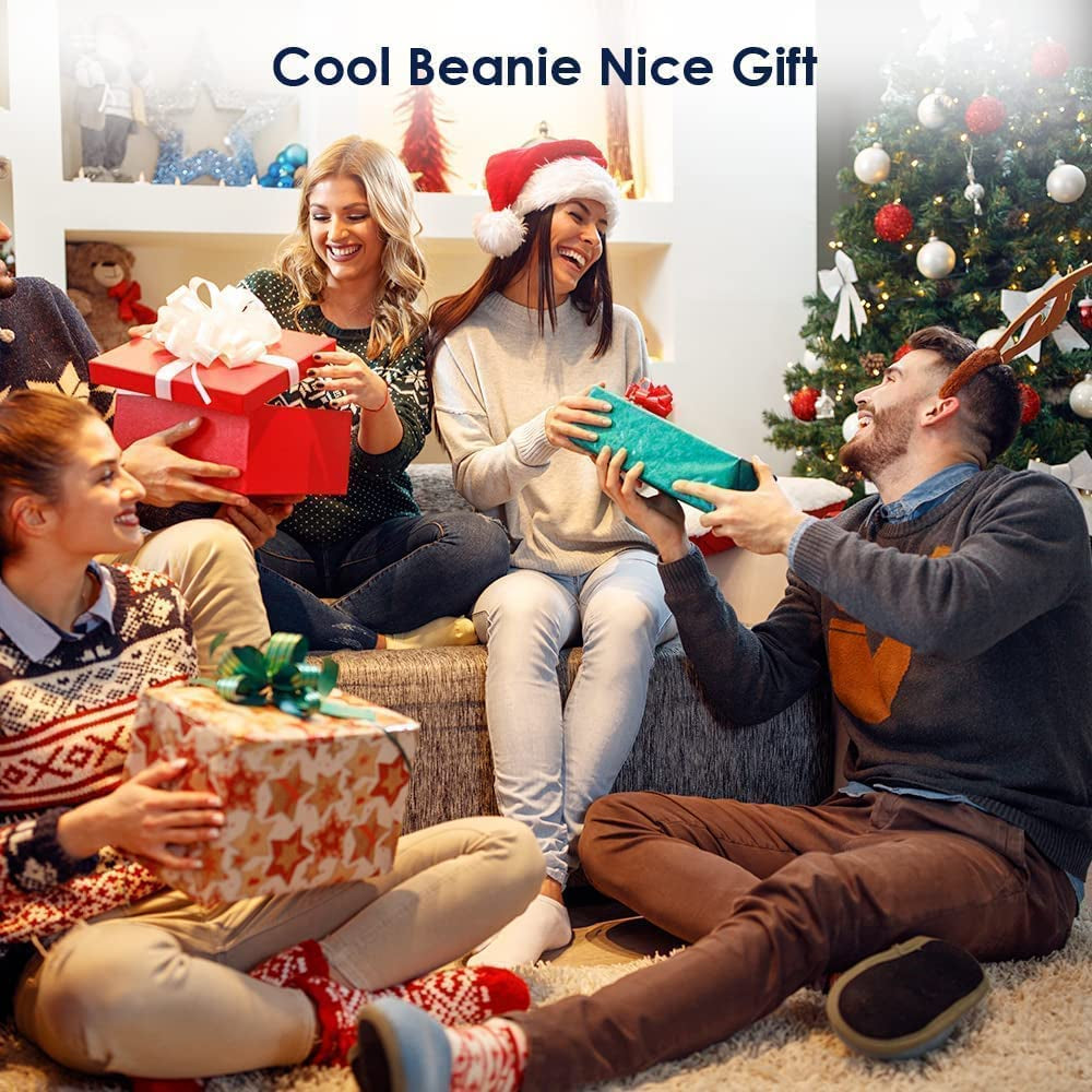 Gifts for Men Bluetooth Beanie Hat & Multi Tool Pen - 2 Cool Gadgets Set for Dad Birthday Women Christmas Stocking Stuffers