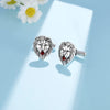 Sterling Silver Lion Head Cufflinks Vintage Jewerly Gift for Men Husband Dad Father