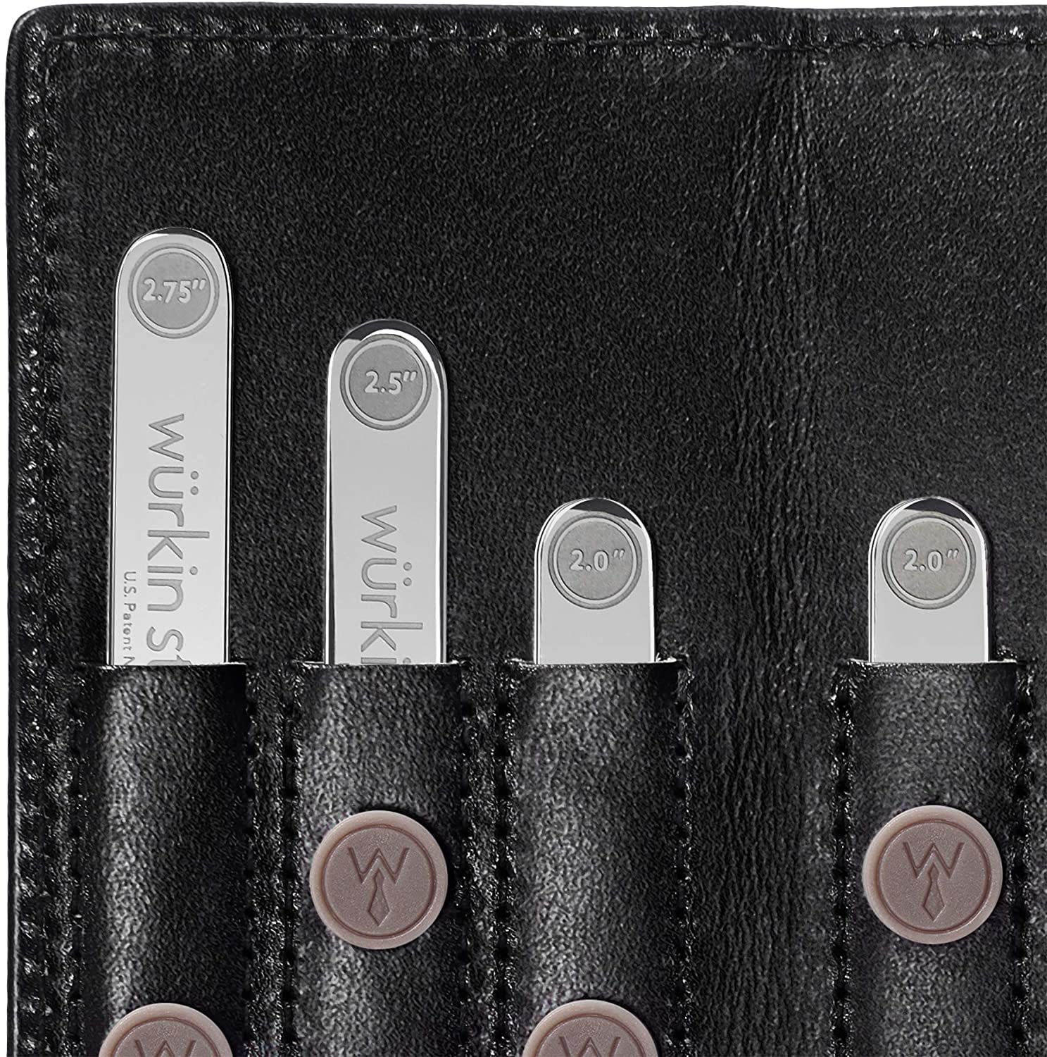 Wurkin Stiffs Power Stays Travel Set - Black Leather Wallet - TSA Friendly