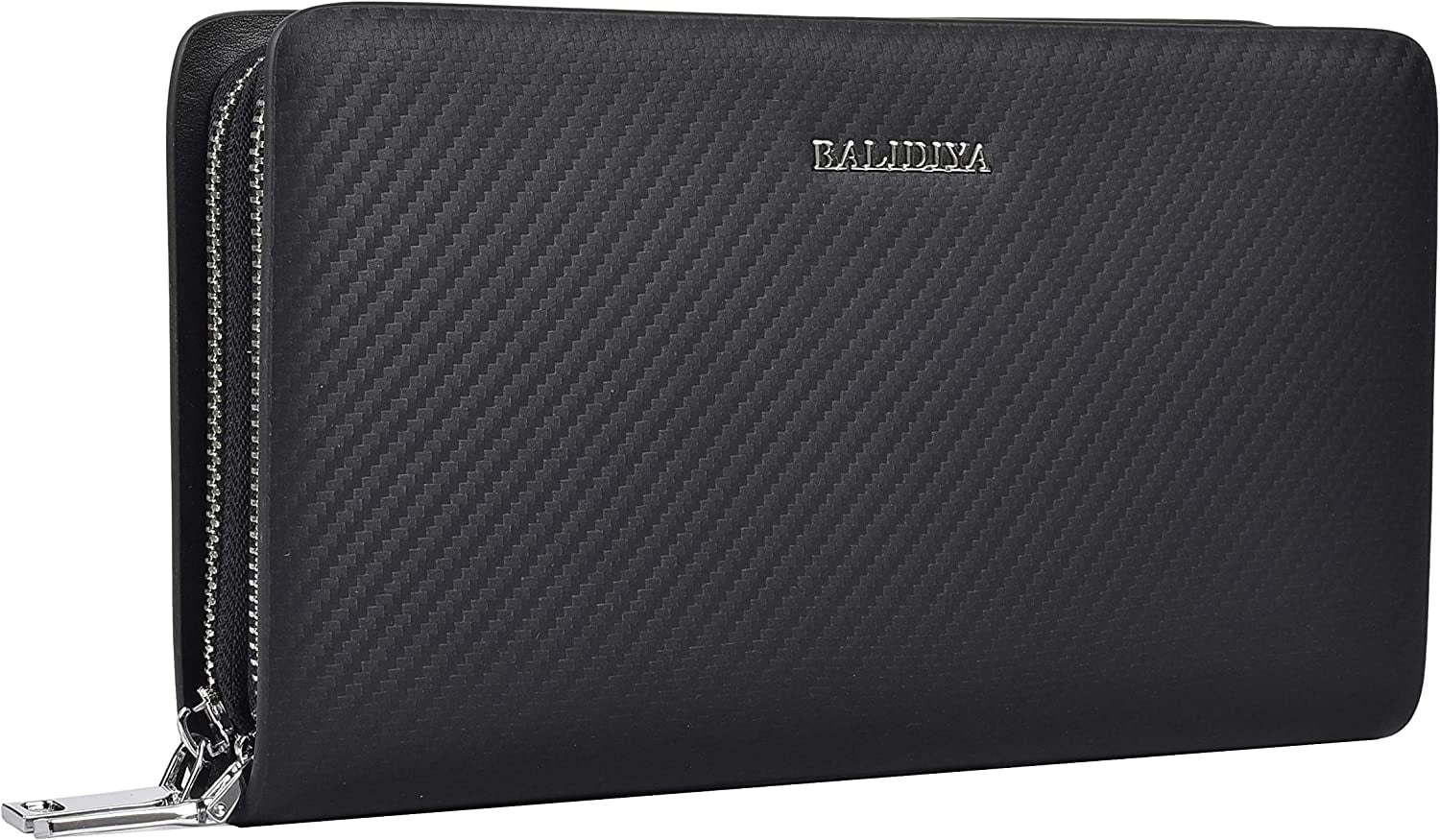 Men Clutch Bag Purse Genuine Leather Wallet Business Card Holder…