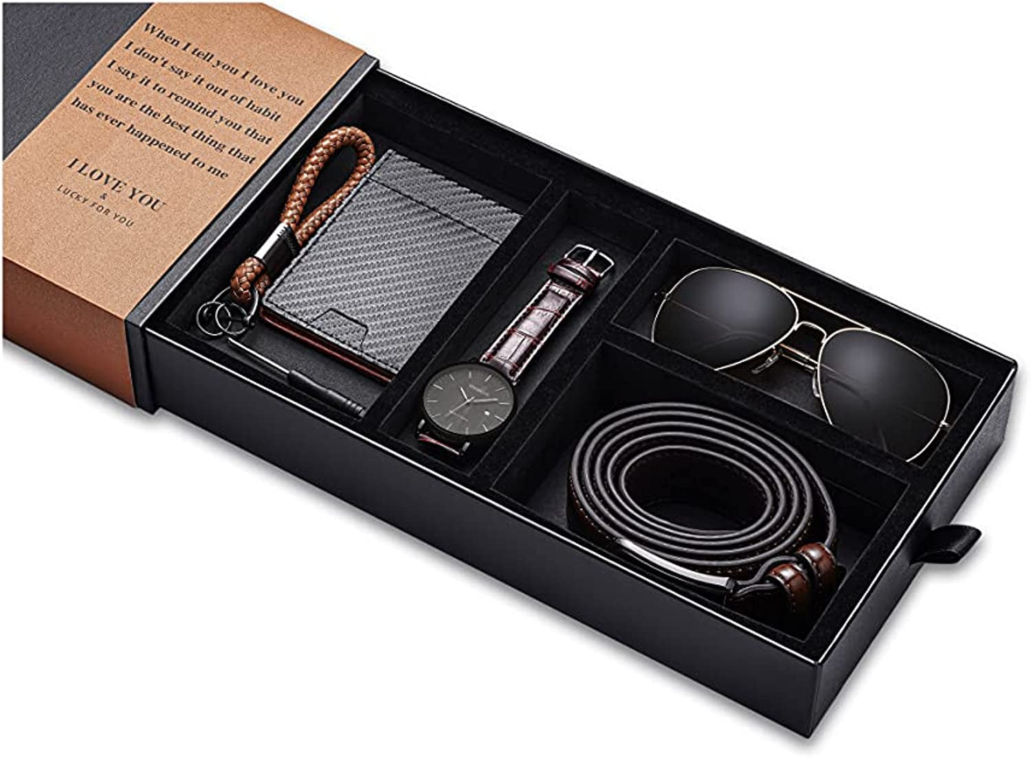 Mens Gift Set with Box Birthday Christmas Unique Gifts for Men Him Dad Boyfriend Husband