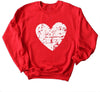 Fleece Valentines Day Sweatshirt Womens Cute Leopard Love Heart Lollipop Pullover Tops Valentines Gift