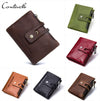 Wallet for Men- Men Leather Wallet,Trifold Wallet RFID Blocking Zipper Pocket Coin Credit Card Holder Purse with ID Window