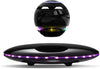 Magnetic Levitating Speaker Bluetooth 4.0 LED Flash Wireless Floating Speakers with Microphone and Touch Buttons (Black)