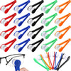 40 Pcs Mini Sun Glasses Eyeglass Microfiber Spectacles Cleaner Soft Eyeglasses Brush Cleaning Tool Eye Glasses Lens Cleaner Eyeglasses Cleaner Cleaning Clip for Clean Screen Glasses Surface